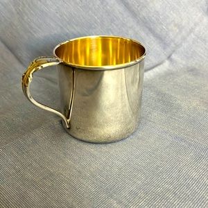 Vintage WmROGERS & Son Silver Plated Baby Christening Cup, No Monogram